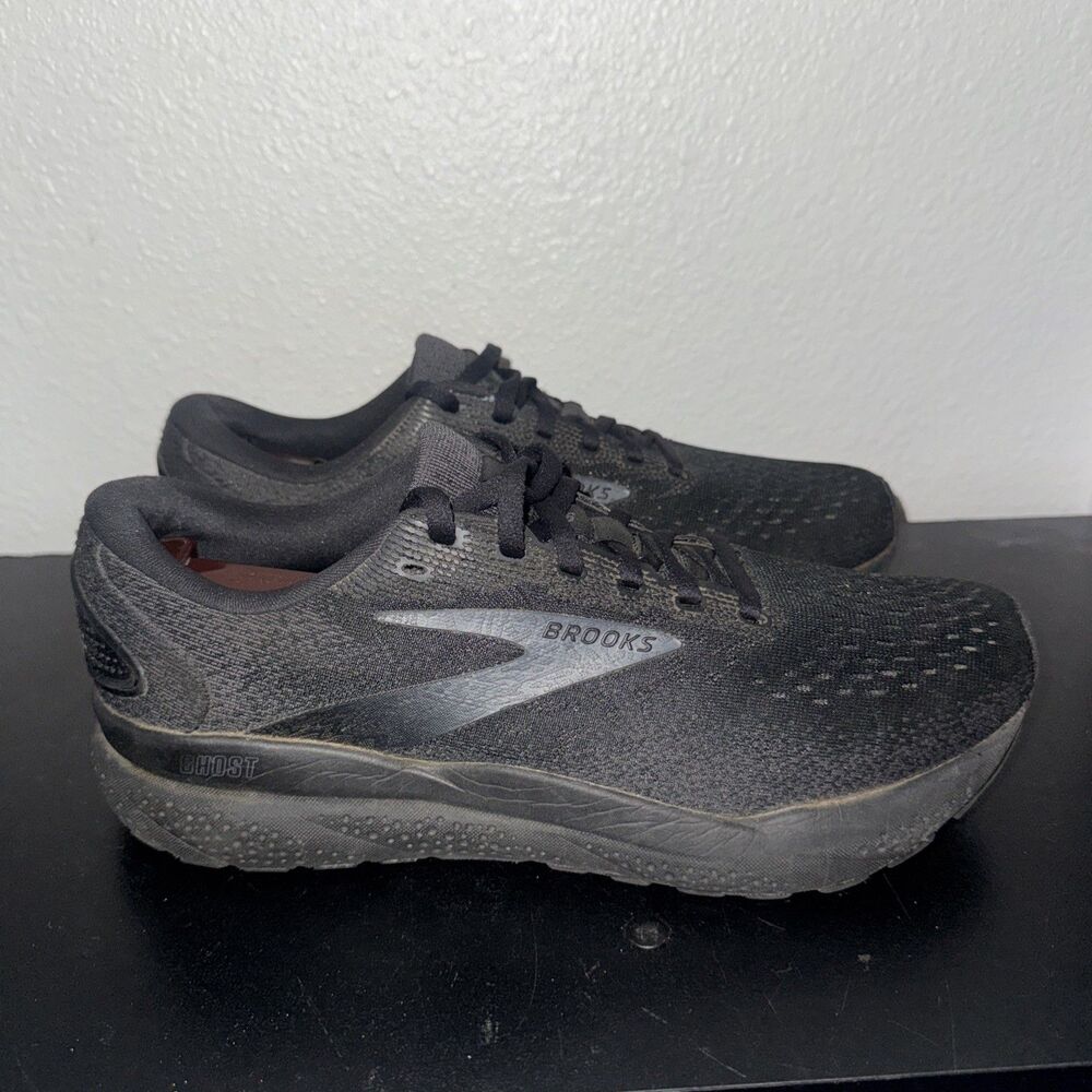 Brooks Ghost 16 Mens 8 Shoes Black 1104181D020 Running Sneaker Gym* No Insoles
